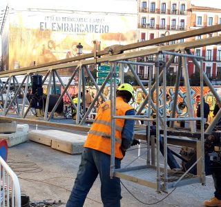 Montaje de grua torre